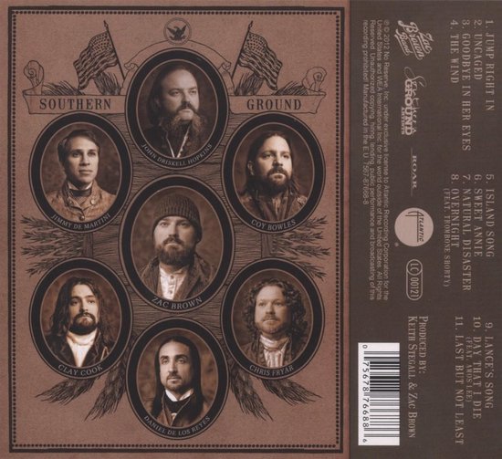 Uncaged, Zac Brown Band CD (album) Muziek