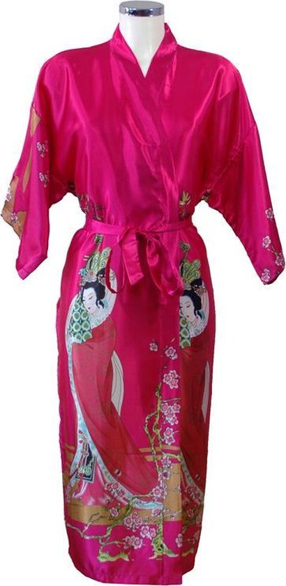 TA-HWA -Chinese Kimono - Geisha - Fuchsia