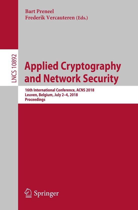 Springer Nature Proceedings Computer Science - Applied Crypt ... - cover