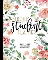 Nursing Student Planner 2019-2020 Academic Calendar Weekly And Monthly