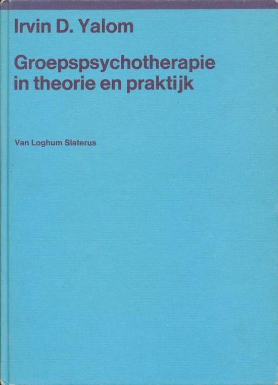 Groepspsychotherapie in theorie en praktijk