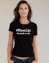 MOEDERDAG SHIRT| MAMA | MOM | MOMLIFE | GRAPPIG | FEESTELIJK | THEMA | CADEAU VOOR HAAR | VERJAARDAG | TIP | MAAT M