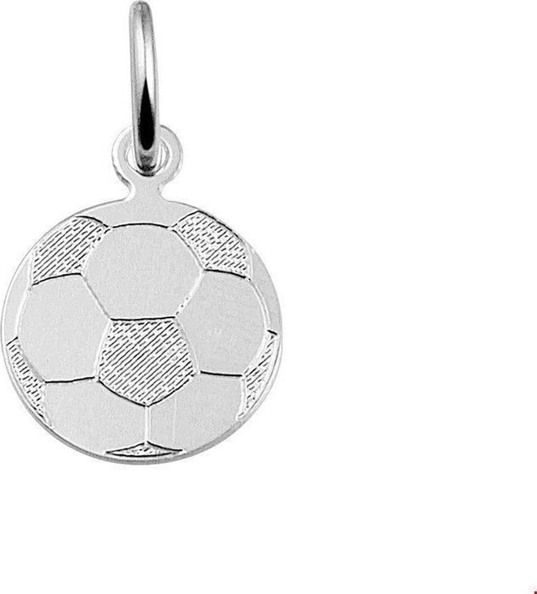 Zilveren hanger voetbal - 1021055