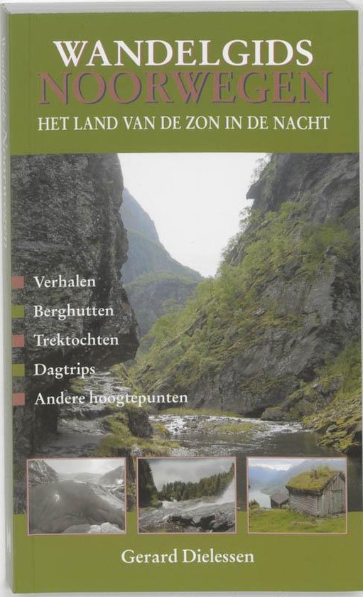 Cover van het boek 'Wandelgids Noorwegen' van Gerard Dielessen