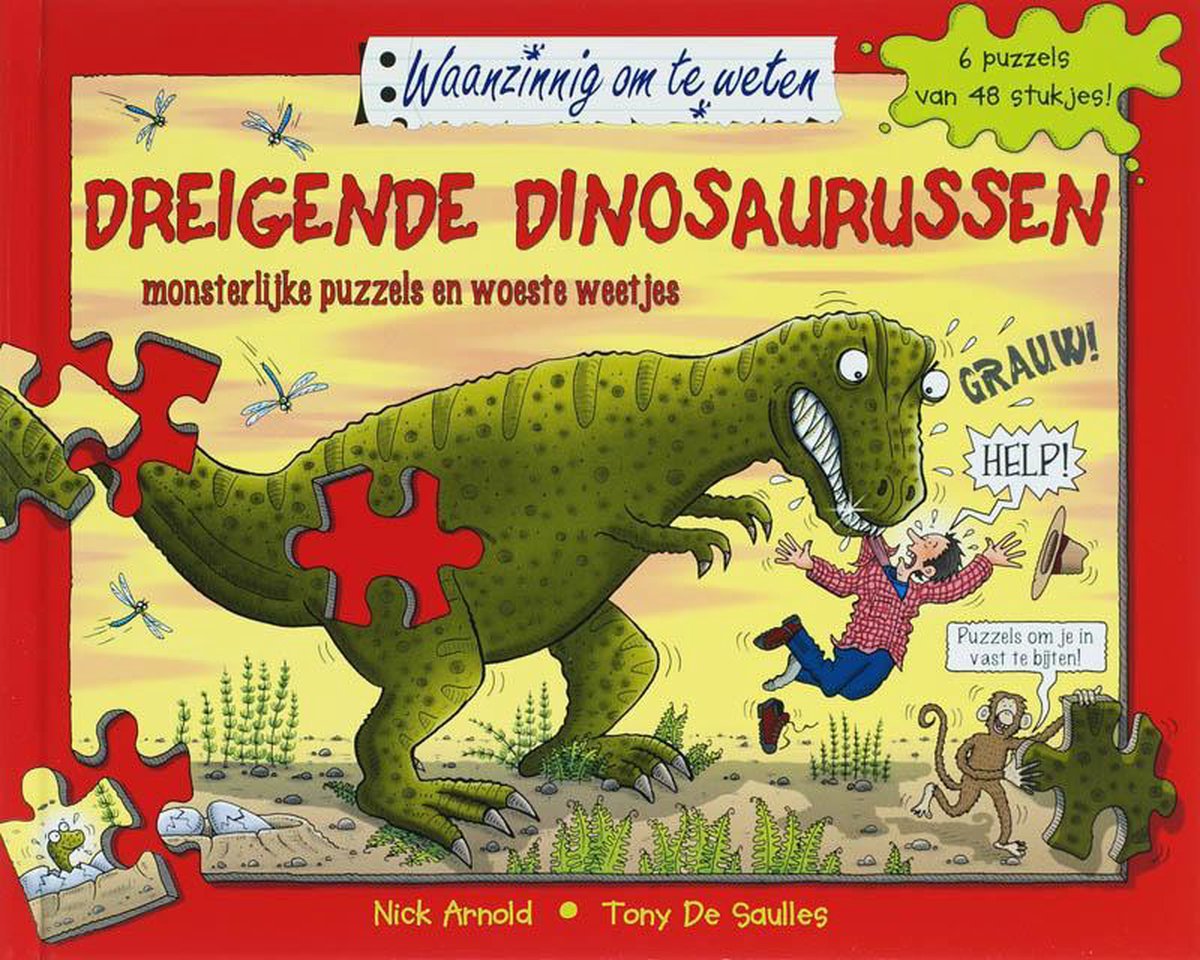Dreigende Dinosaurussen Monsterlijke Puzzels En Woeste Weetjes, N. Arnold  |... | bol.com