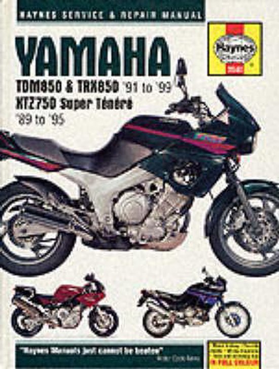 Yamaha TDM850, TRX850 and XTZ750 Service and Repair Manual