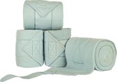 Polarfleece bandages in tas babyblauw 200 cm