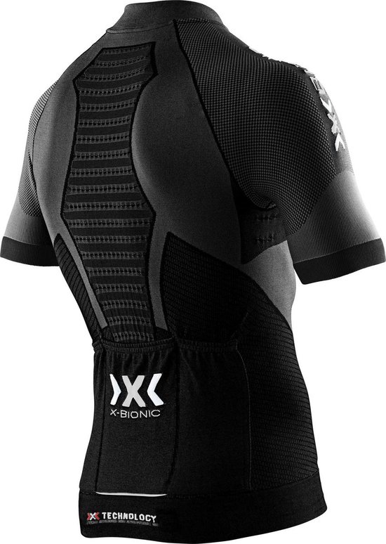XBionic Race EVO Fietsshirt korte mouwen Heren zwart Maat L