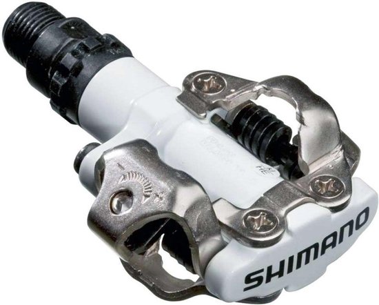 lelijk Wijzerplaat Cornwall Shimano M520 SPD - MTB Pedalen - Wit | bol.com