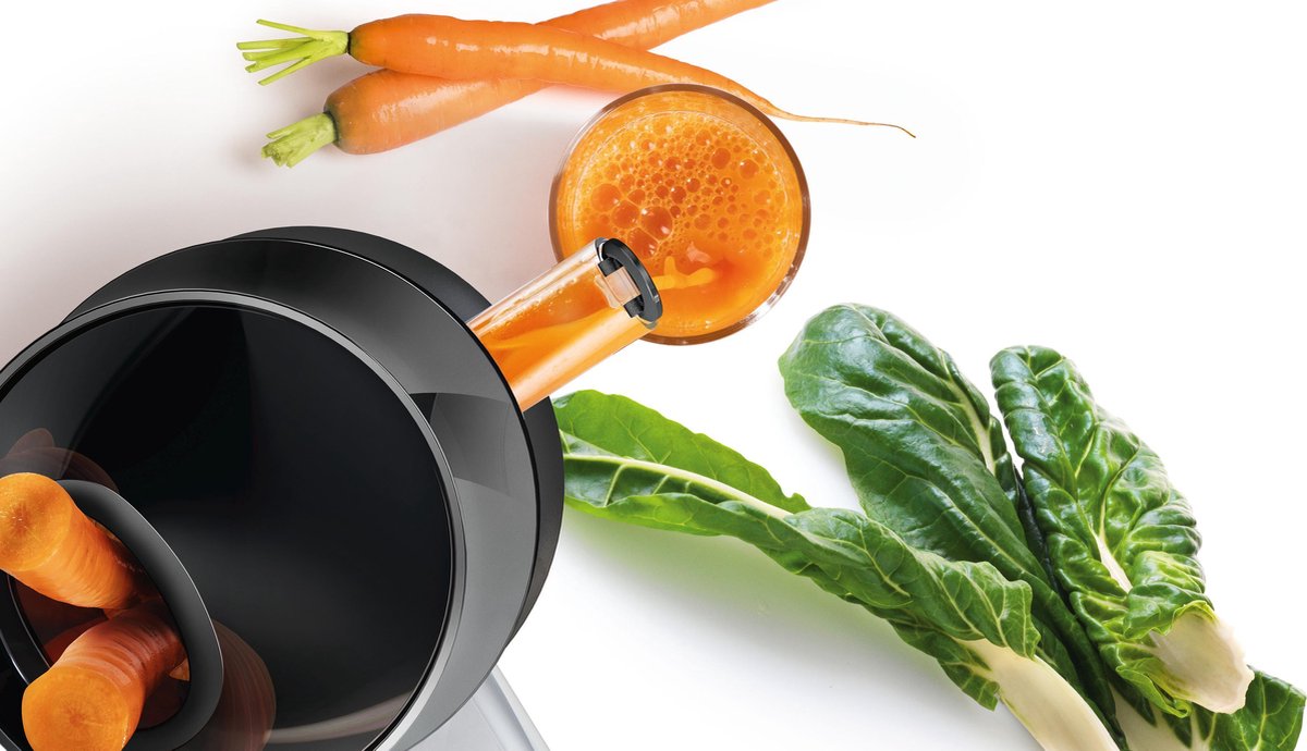 Bosch MESM500W VitaExctract - Slowjuicer - Zwart Wit thumbnail 5