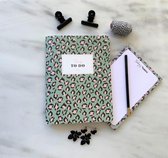 Sophisticated Lily Leopard Green planner