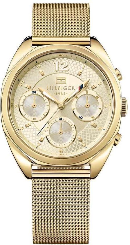 Tommy Hilfiger TH1781488 horloge dames - goud - edelstaal doubl� | bol.com