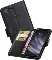 Zakelijke Book Case Telefoonhoesje - Portemonnee Hoesje - Pasjeshouder Wallet Case - Geschikt voor XiaoMi Mi 8 Lite - Zwart