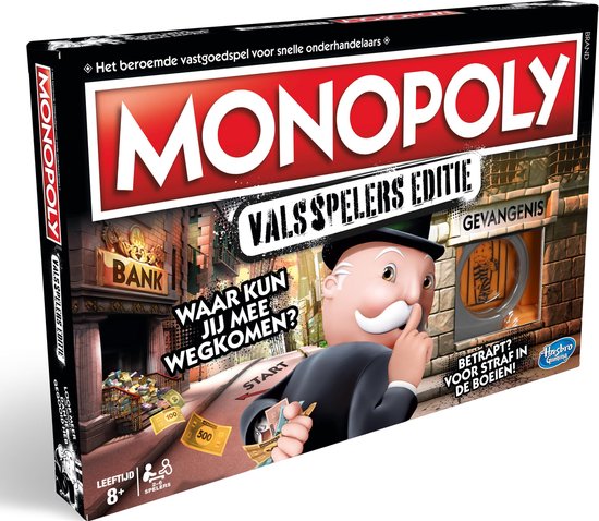 temperament Avondeten sigaar Monopoly Valsspelers Editie - Bordspel | Games | bol.com