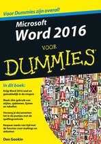 Voor Dummies - Microsoft Word 2016 voor Dummies