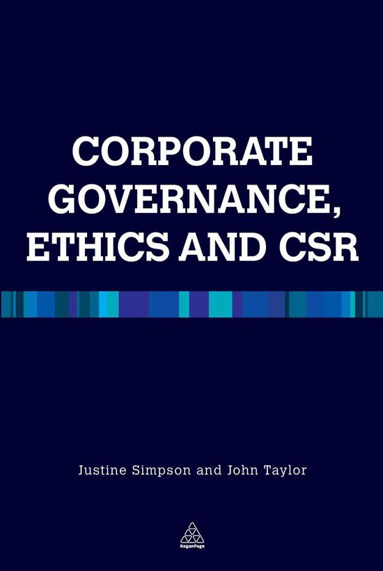 Corporate Governance Ethics and CSR - cover