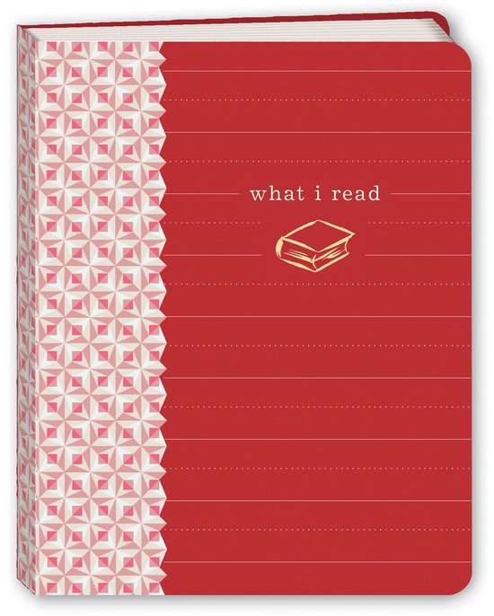 ISBN What I Read (Red) Mini Journal, classiques, Anglais