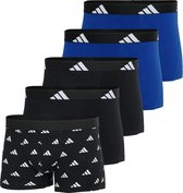 adidas Sportswear 5PK Trunk - Active Flex Cotton - Onderbroek Mannen - 3x zwart/2x blauw