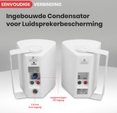 Pyle Luidsprekers - 2-Weg Speakers - Plafondluidsprekers -Buitenluidsprekers- Stevige Universele Bevestiging – 200 W - Geschikt voor Zwembad, Patio en Binnengebruik -Wit