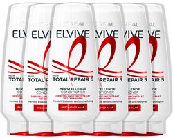 L'Oréal Paris Elvive Total Repair 5 Herstellende Conditioner - Voor beschadigd haar - Herstellend concentraat met ceramiden - 6x200ML