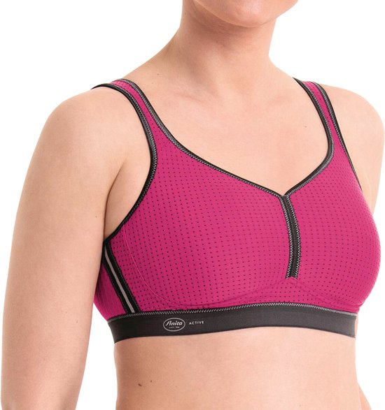 Anita - Soutien- Soutien-gorge de sport sans armatures - Rose/Anthracite - 75E
