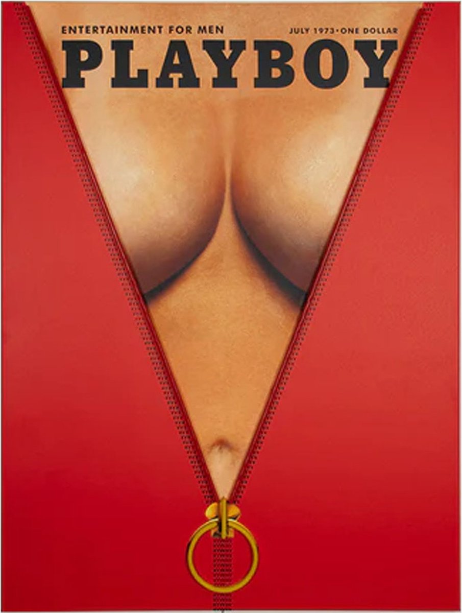 Locomocean x Playboy Zip Cover Muurkunst