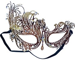 Masker gala - Goud - gezichts masker - Masker vrouw - Rollespel masker - Bal masker - Carnaval masker - Gemaskerd bal - BDSM - Rollespel
