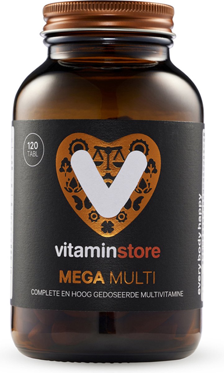 Goedkoopste Vitaminstore - Mega Multi (multivitamine) - 120 tabletten