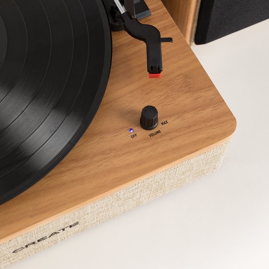 CREATE - Platenspeler met 2 externe luidsprekers, Bluetooth en RCA-uitgang - RECORD PLAYER PRO — afbeelding 4