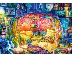 foto van Schmidt Spiele puzzel Cosy cave, puzzel voor volwassenen, standaard, 1000 stukjes, 59742