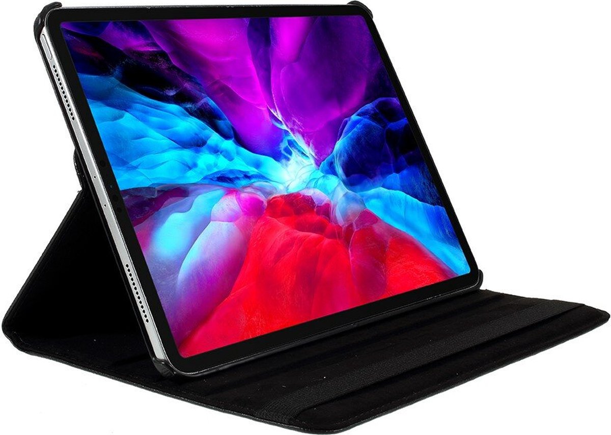 Zwarte 360° Hoes voor iPad Pro 12.9 (2018-2022) – Stijlvolle en Beschermende Case