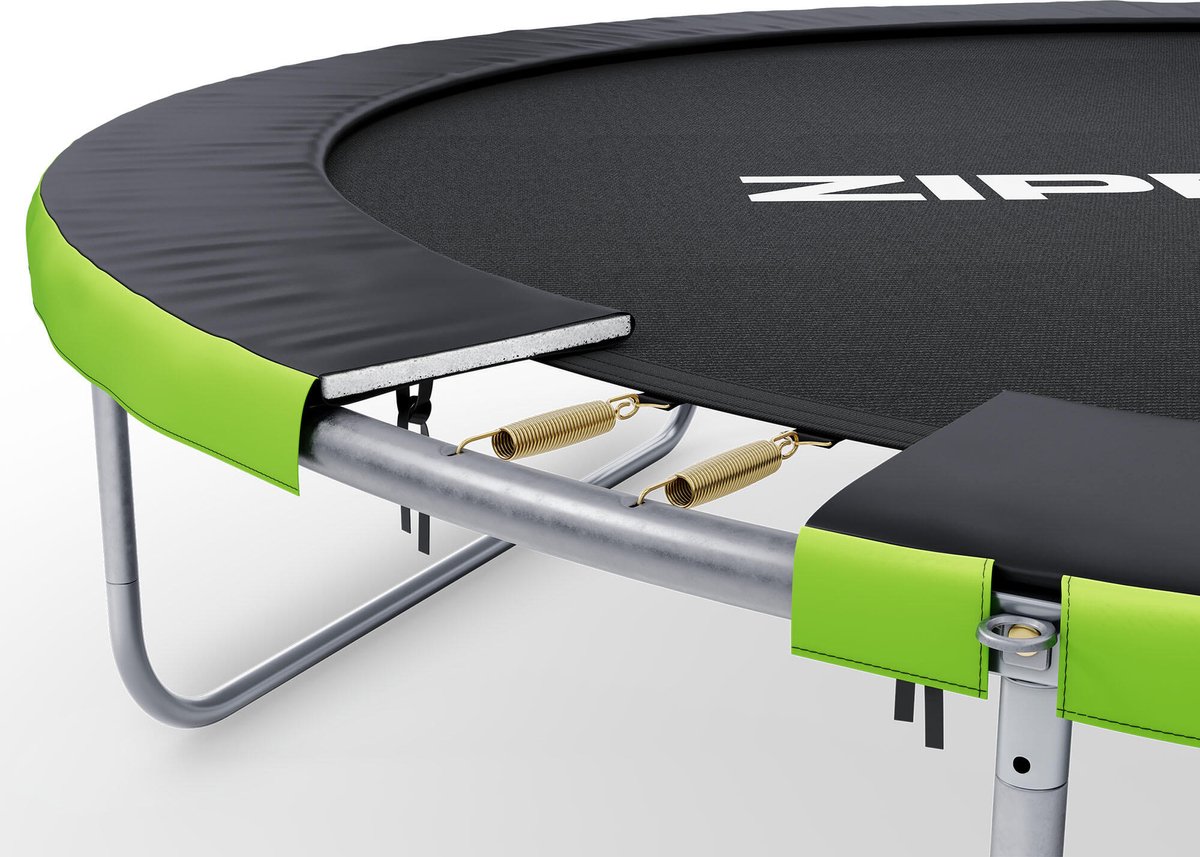 Viking Sports Trampoline met Veiligheidsnet - Ø 140 cm - Groen & Zwart - Max. 25 kg – foto 5
