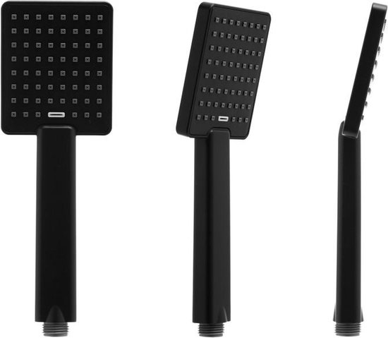 Viking Choice Doucheset Zwart met Regendouche 25cm & Thermostaatkraan - Energiebesparend