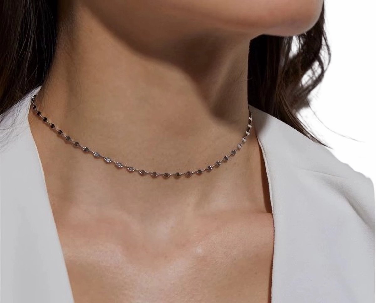 Aurélia - Meerlaagse Klassiek fijne Dames Ketting - Zilver - Gourmet Coullier- 1,4mm - 50cm - Sieraden Vrouw - Juwelen - RVS