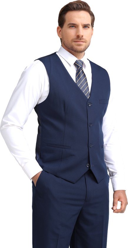 Costume 3 pièces Allthemen pour hommes - Costume décontracté pour hommes d'affaires - XL