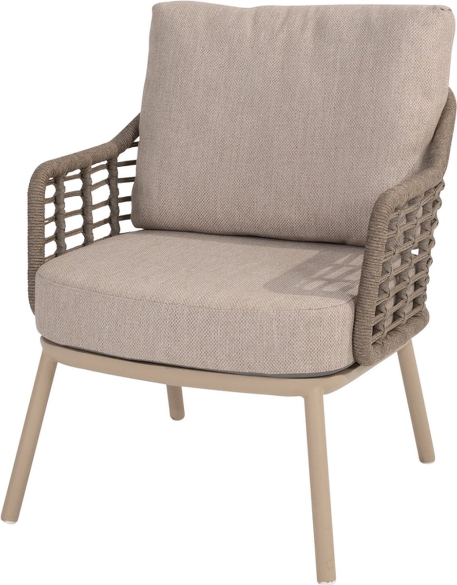 Taste by 4 Seasons Puglia chaise de jardin basse - latte