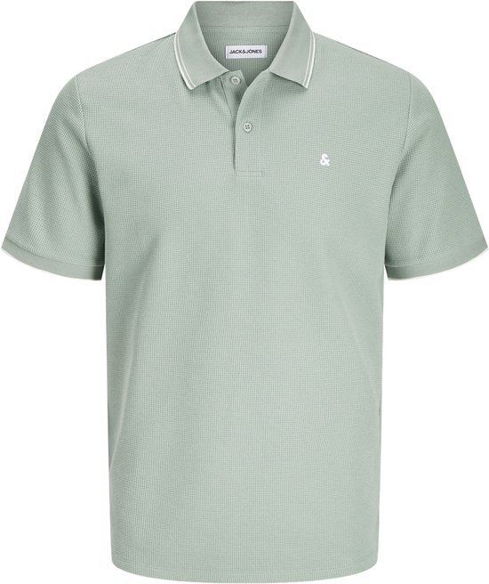 JACK&JONES JJEAUSTIN POLO SS NOOS Heren Poloshirt - Iceberg Green Play
