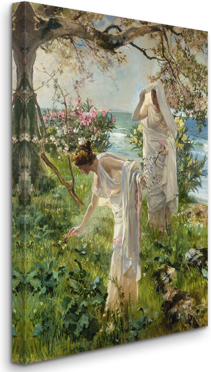 Joaquín Sorolla - Greek Girls on the Shore - Griekse meisjes aan de kust (1895) - 3:2