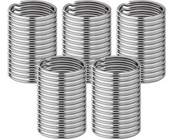 Doodadeals® - Sleutelringen 25 mm - Sleutelhanger Ringen - Splitringen - 50 Stuks