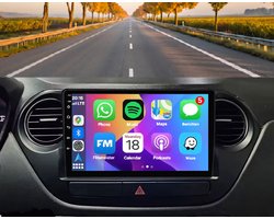 Autoradio 4/64GB met smart Carplay en Android auto | Geschikt voor Hyundai I10 2012-2018 | Radio scherm met Navigatie | 2012 2013 2014 2015 2016 2017 2018