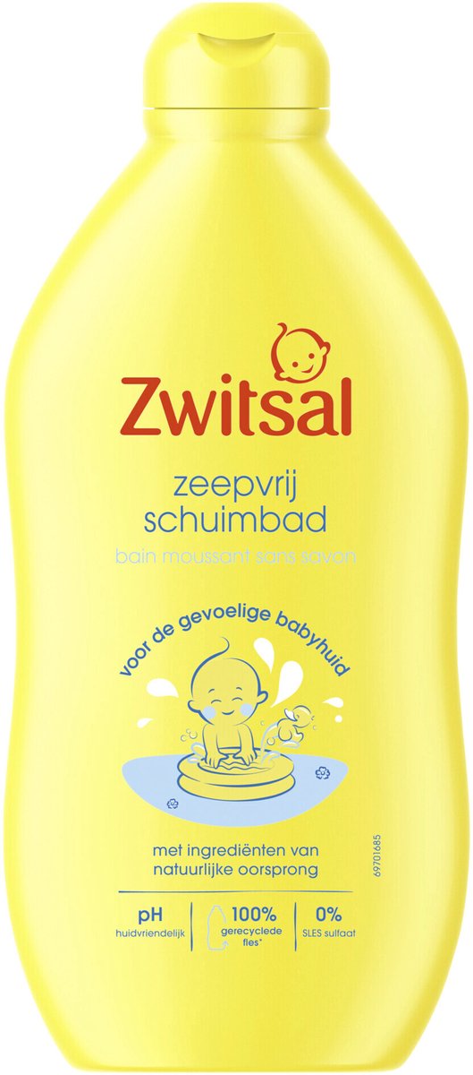 Goedkoopste Zwitsal Zeepvrij Schuimbad - 400 ml