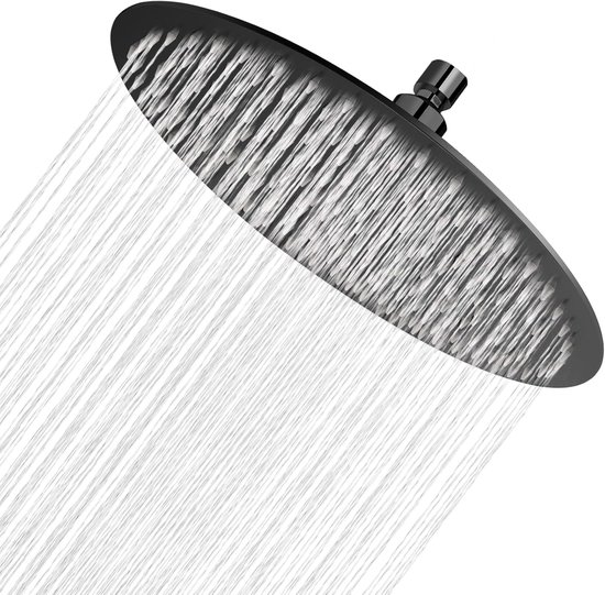 12 Inch Roestvrijstalen Regendouchekop met Anti-kalk Sproeiers | Luxe Douchekop voor een Spa-ervaring Thuis