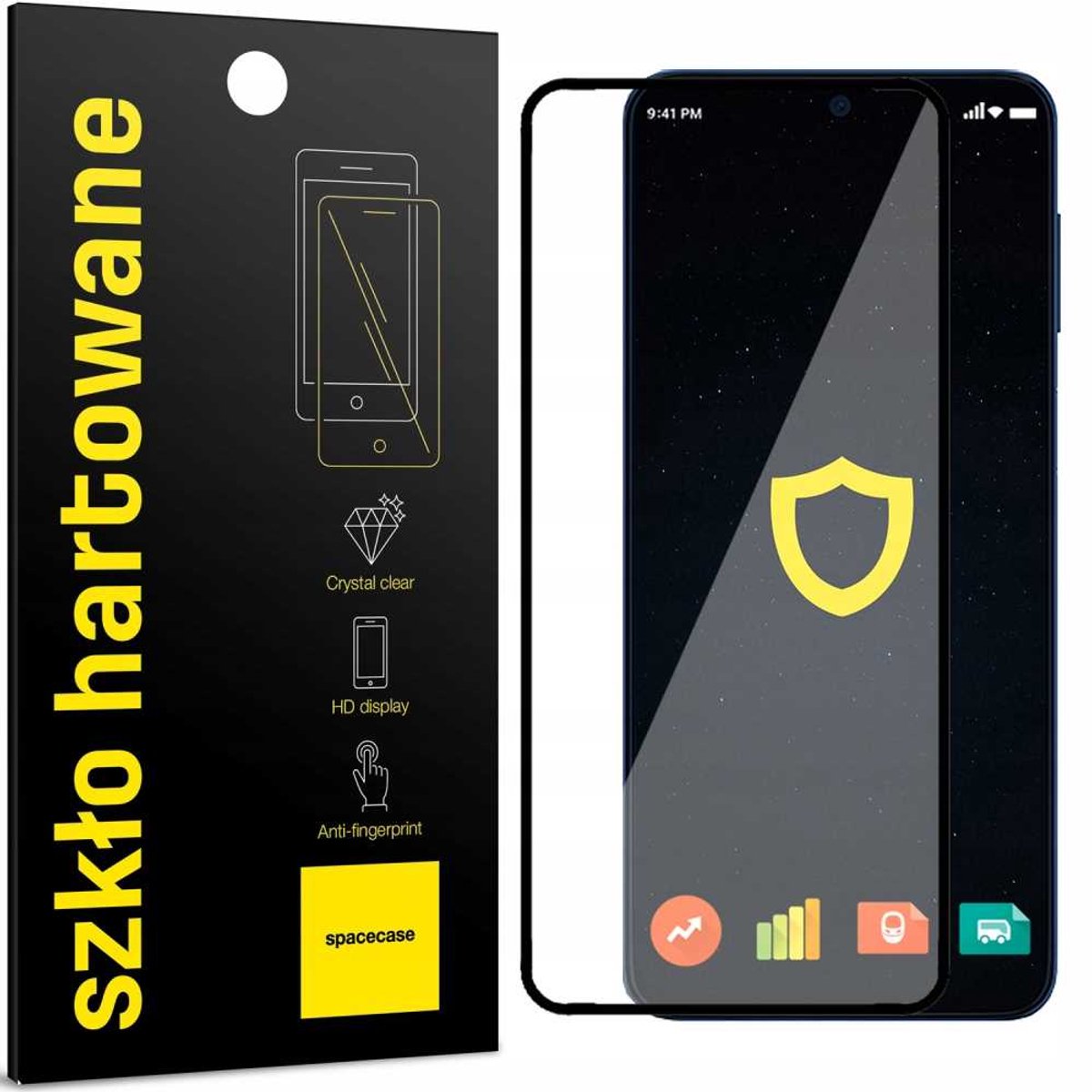 Spacecase 5D Gehard Glas Voor Samsung Galaxy M52 5G Schermbescherming