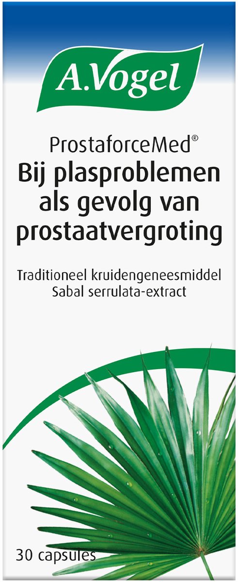 A.Vogel ProstaforceMed capsules - Geneesmiddel bij plasproblemen als gevolg van prostaatvergroting - 30 st