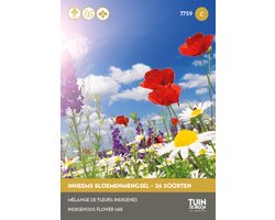 Inheems Bloemenmengsel Zaden – 12 Soorten – Bijen & Vlinder Mix – Biodiversiteit Tuin – Meerjarig & Eenjarig – Tuin de Bruijn