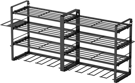 StoreYourBoard Vrijstaand Gereedschap Opslag Rack, Garage Floor Stand, Tuin Tool Organizer