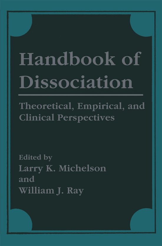 Handbook of Dissociation - cover