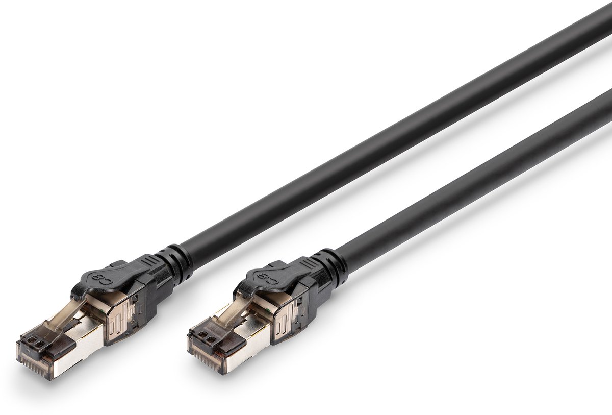 Digitus DK-1843-030 netwerkkabel Zwart 3 m Cat8.1 S/FTP (S-STP)