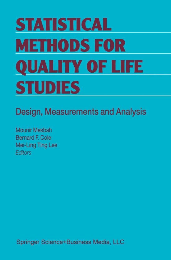Statistical Methods for Quality of Life Studies - cover