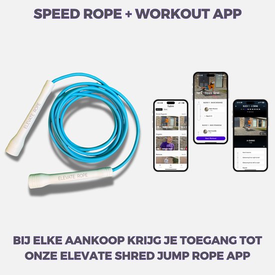 Speed Rope MAX (BLEU CLAIR) Corde à sauter